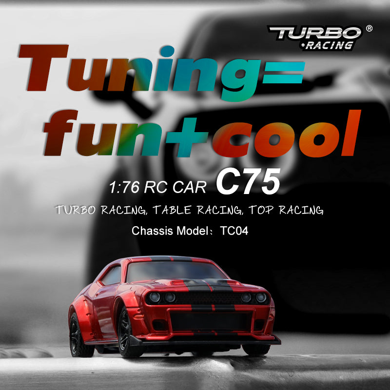 Turbo Racing C75 RTR - Black | HeliDirect