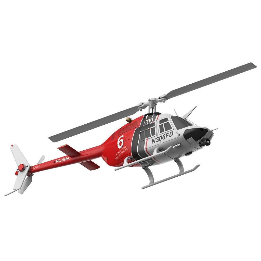 RC ERA 4CH C138 Bell206 Gyro Stabilized Helicopter w/ Optical Sensor Flow  and Upgraded Transmitter - RTF (3 servos) - Red | HeliDirect