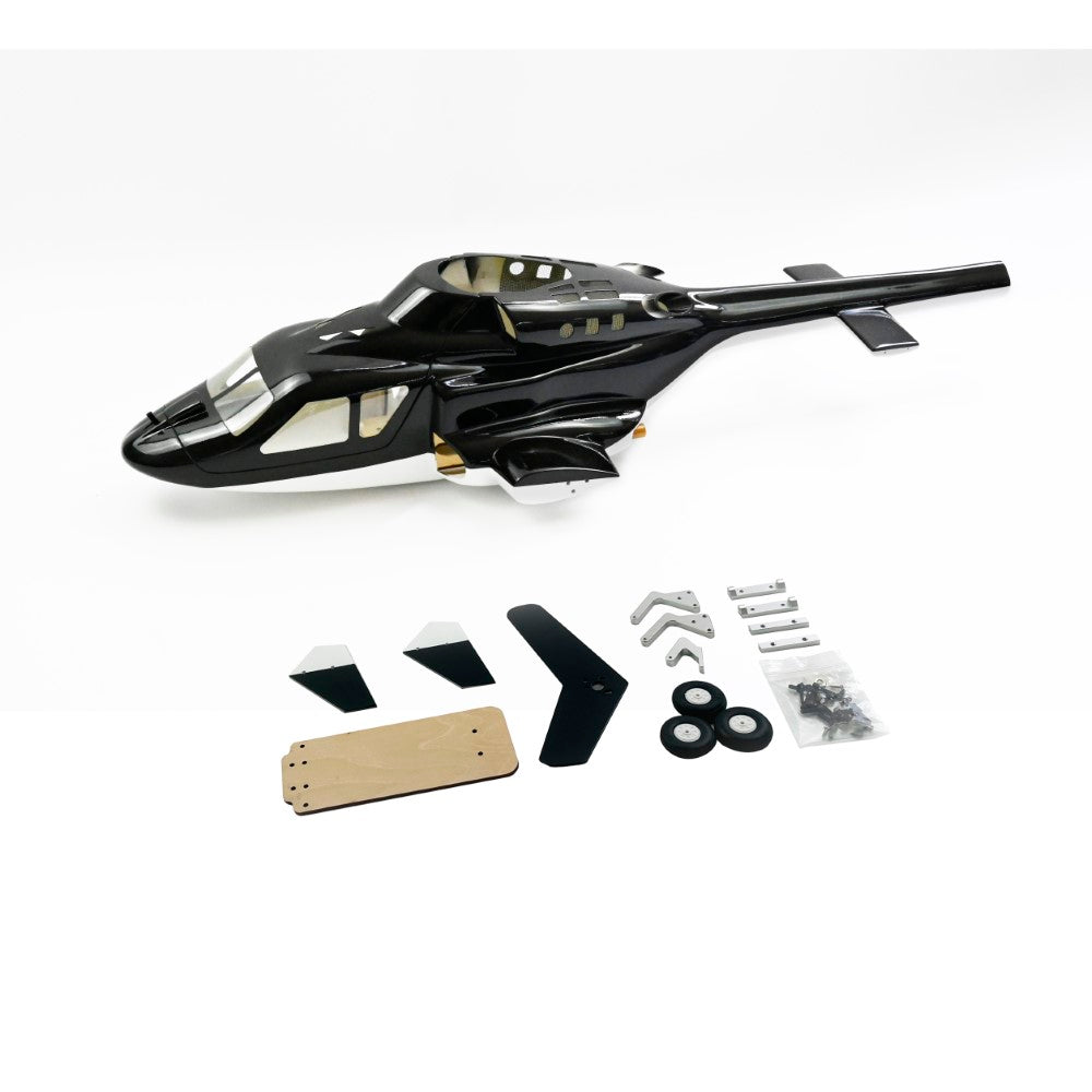 FlywingRC FW450L AirWolf V2.5 Scale Fuselage | HeliDirect