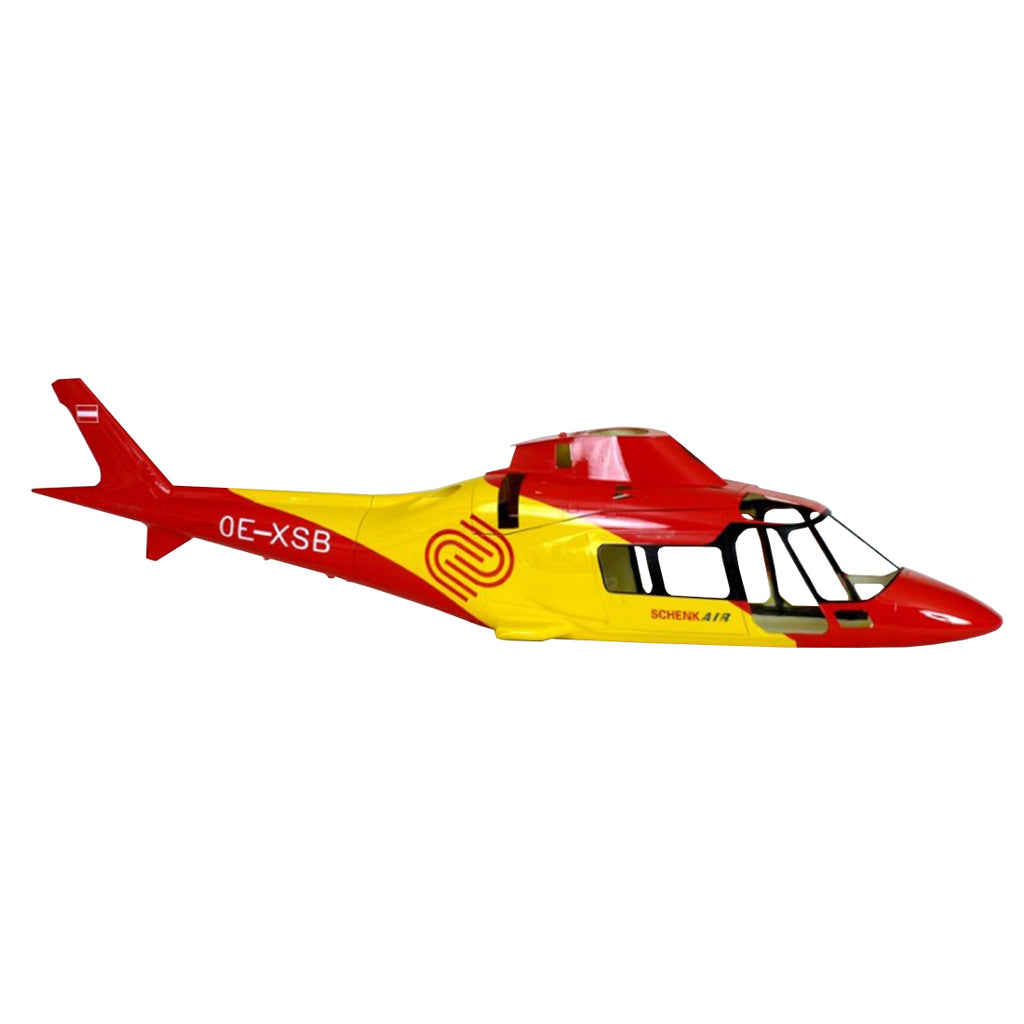 Fiberglass Scale Fuselage AGUSTA A109 .60 (700) Size - SCHENK Color |  HeliDirect