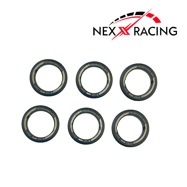 NXUSA-EVO-437 Nexx Racing’s “JUD” Flange Rings for EVO Mesh Rims (6pcs)