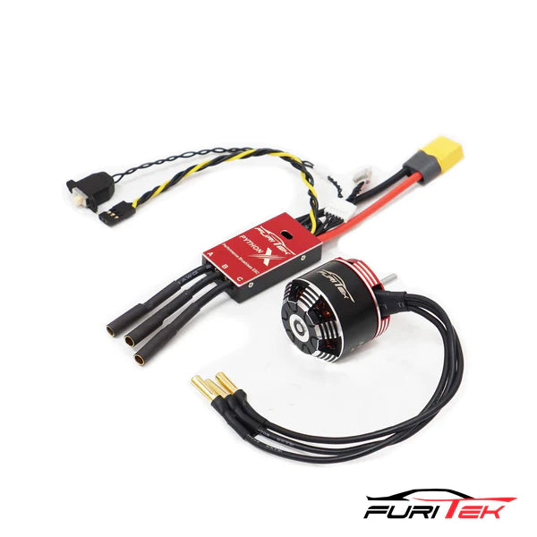 FURITEK PYTHON X BRUSHED/BRUSHLESS ESC WITH KOMODO TEN FOR 1/10 RC CRAWLERS - HeliDirect