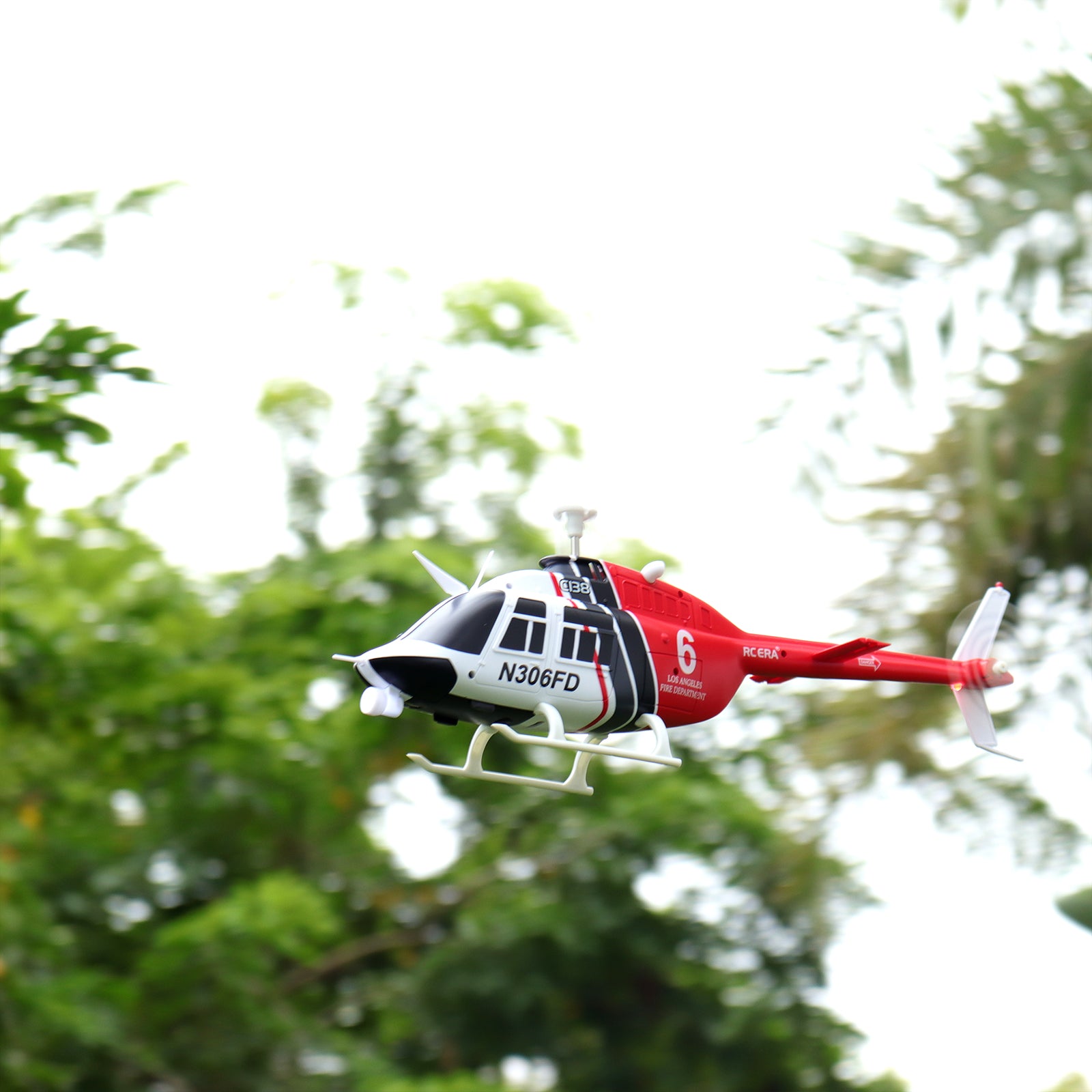 RC ERA 4CH C138 Bell206 Gyro Stabilized Helicopter w/ Optical Sensor ...