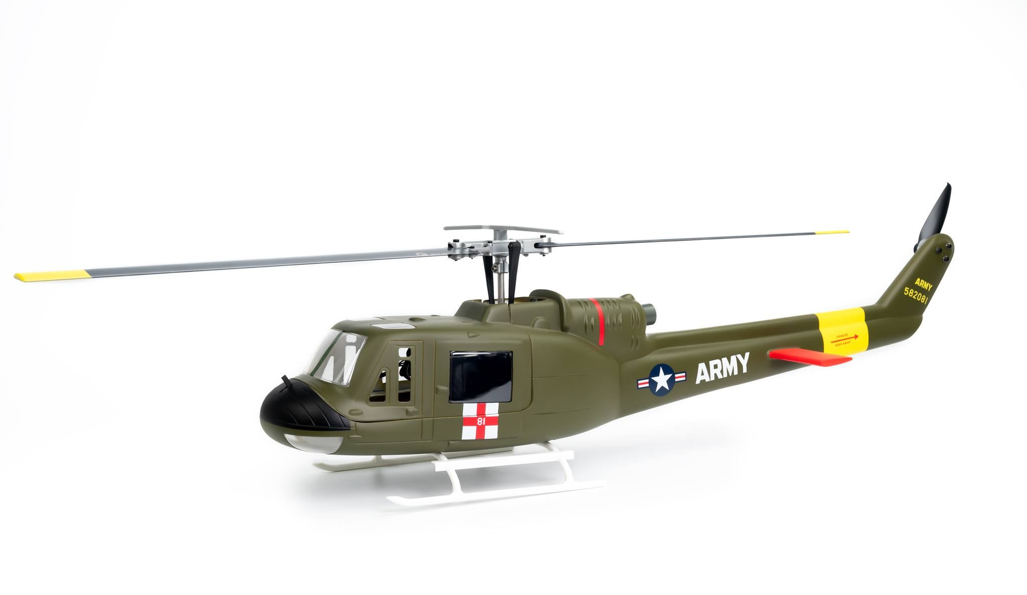 FlyWing UH-1 Iroquois V4 Scale Helicopter RTF - Green | HeliDirect