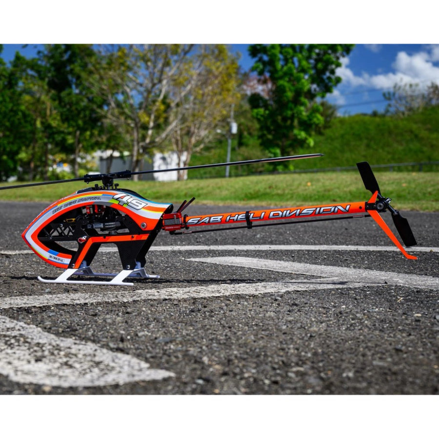 SAB Goblin Raw 420 Competition Helicopter Kit - With Main & Tail Blades |  HeliDirect