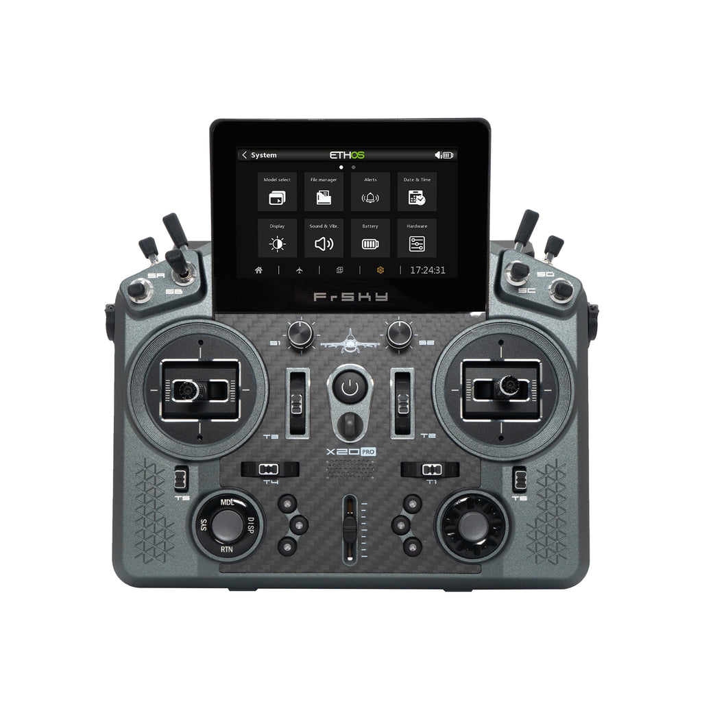 FrSky Tandem X20PRO AW Transmitter (Gray, Plain, Radio Only)