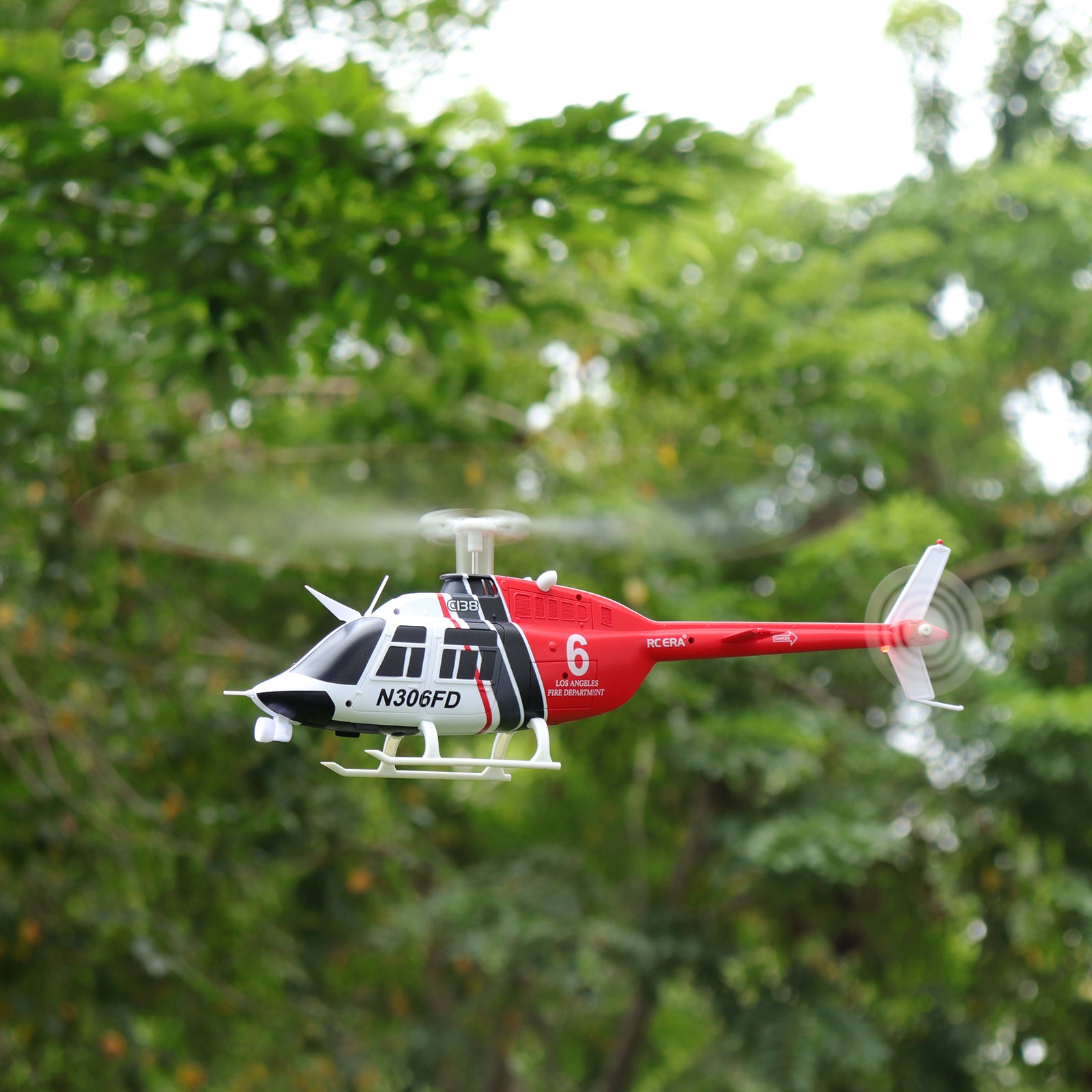 RC ERA 4CH C138 Bell206 Gyro Stabilized Helicopter w/ Optical Sensor ...