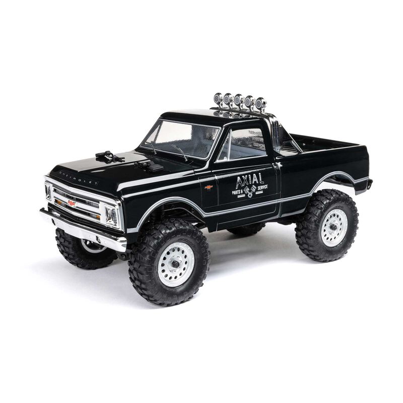 Axial 1/24 SCX24 1967 CHEVROLET C10 4WD BRUSHED TRUCK RTR - BLACK - HeliDirect