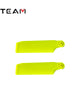 AK420 Plastic Tail Blade/74mm/M2.5/3mm (Yellow)