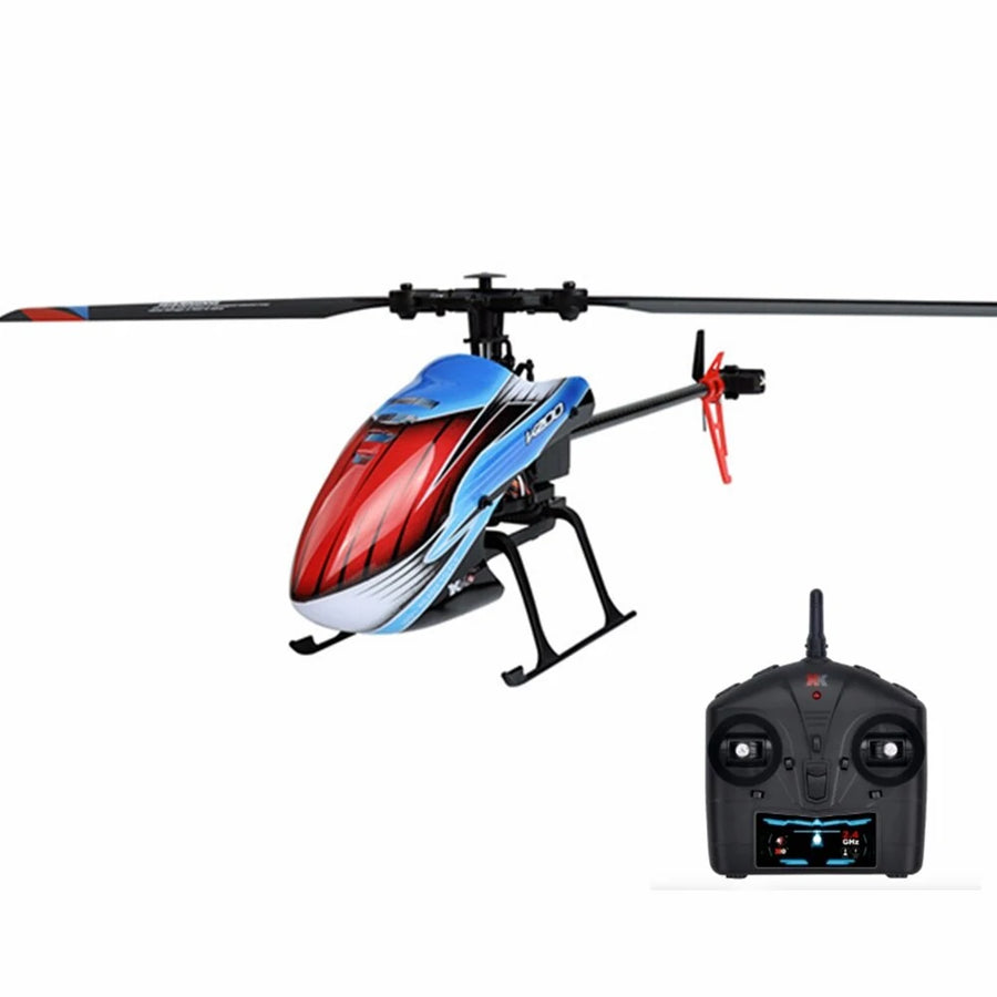 XK K200 4CH Flybarless RC Helicopter with 6 Axis Gyro Altitude Hold Optical Flow Localization RTF Ready To Fly HeliDirect