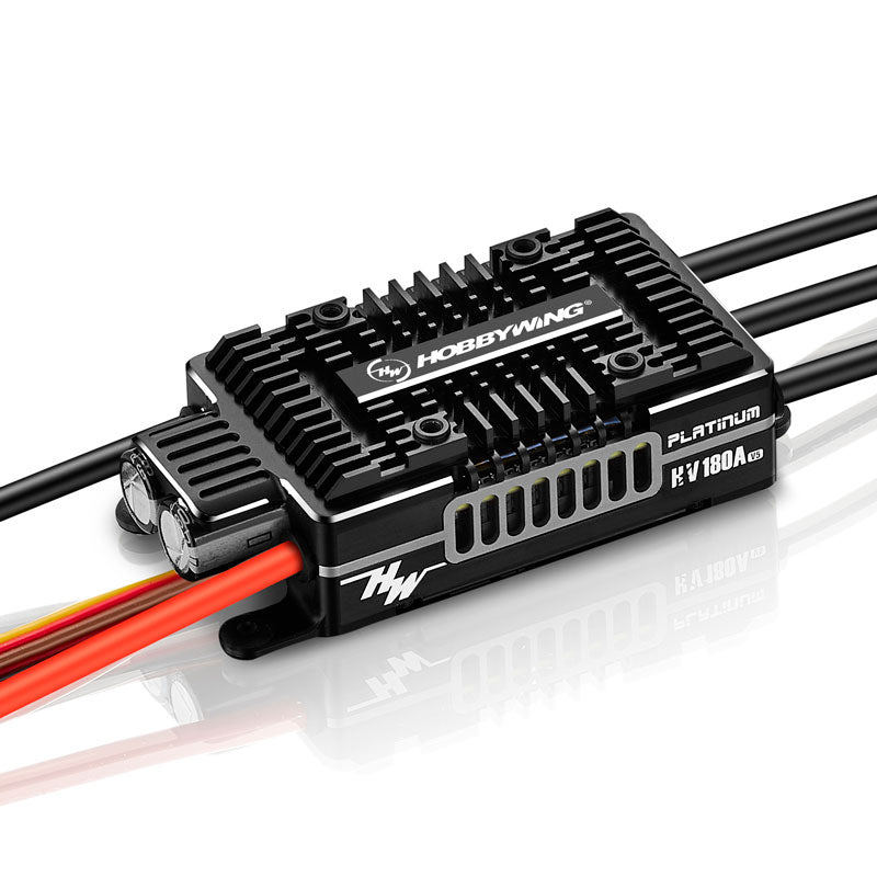 HobbyWing Platinum PRO 180A HV SBEC V5 ESC - HeliDirect