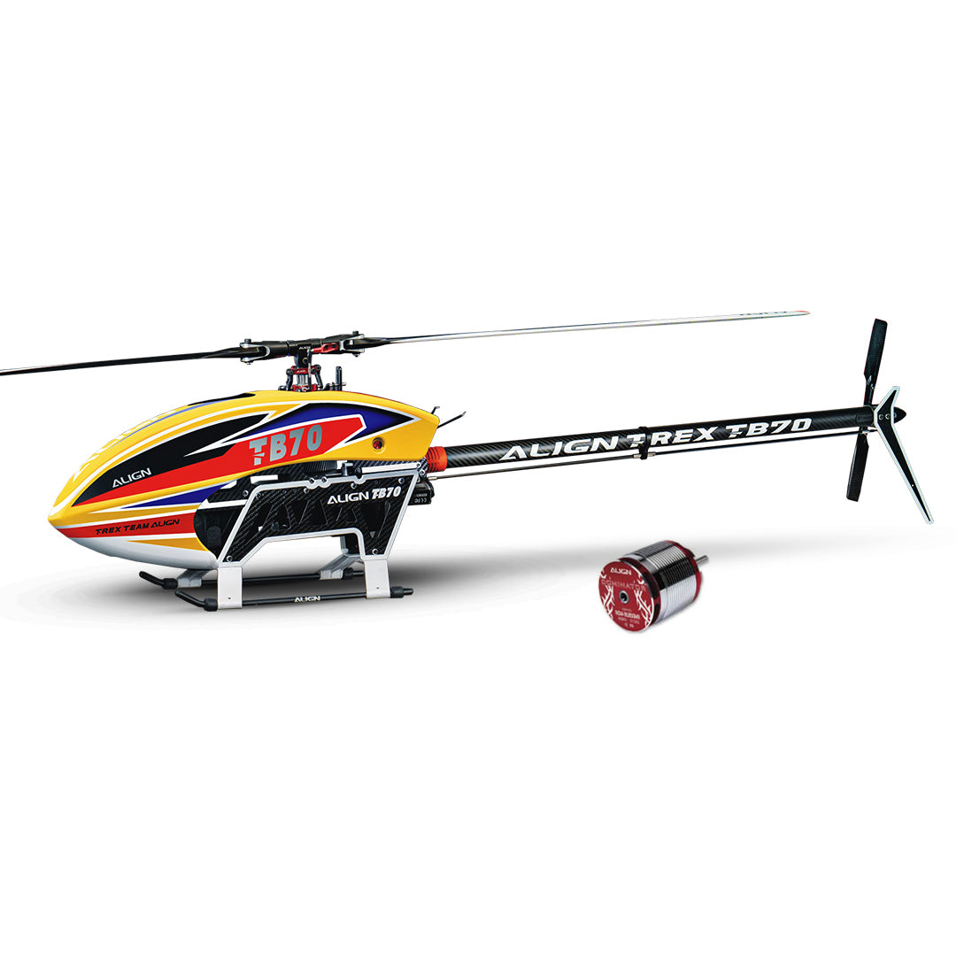 Align TB70 V2 Electric Helicopter KIT with 800MX (570KV) Motor - Orange |  HeliDirect