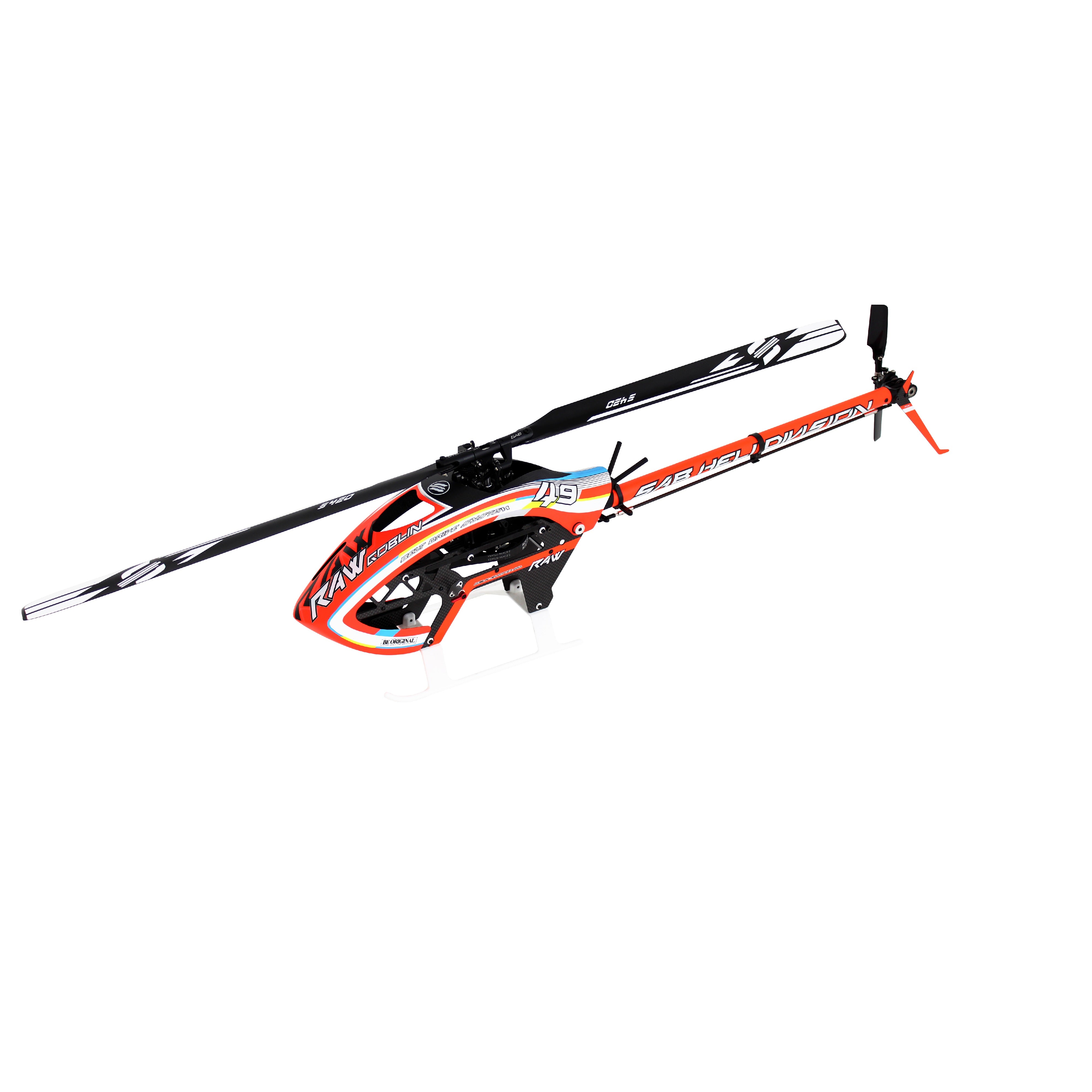 SAB Goblin Raw 420 Competition Helicopter Kit - With Main & Tail Blades |  HeliDirect