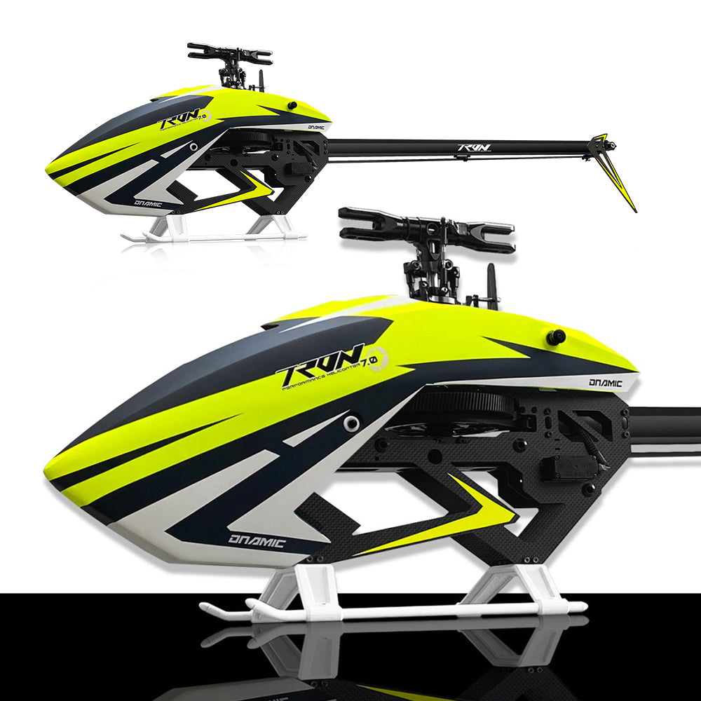 Tron 7.0 Dnamic Helicopter Kit (w/o Blades) - Yellow - HeliDirect