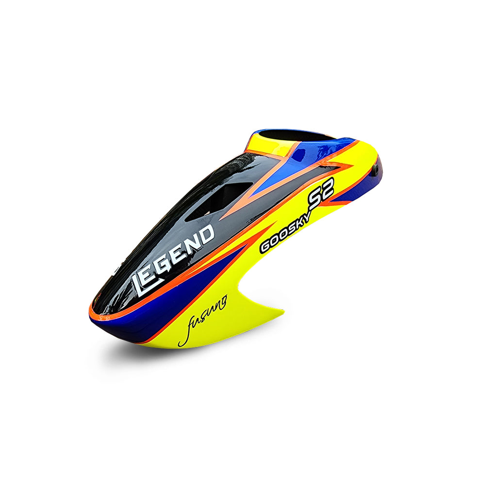 FUSUNO Removable Canopy Goosky S2 Yellow/Blue | HeliDirect