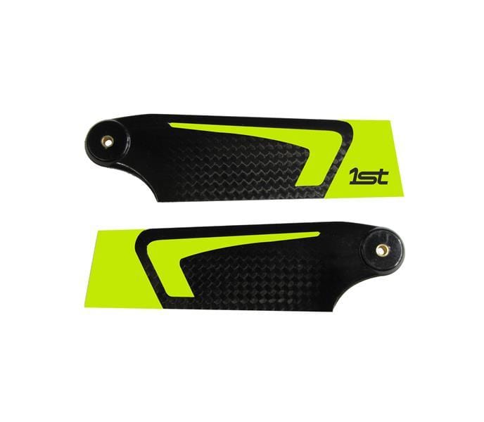 1st Tail Blades CFK 105mm (Yellow) - HeliDirect