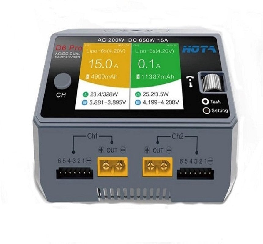 HOTA D6 Pro Wireless AC/DC Charger | HeliDirect