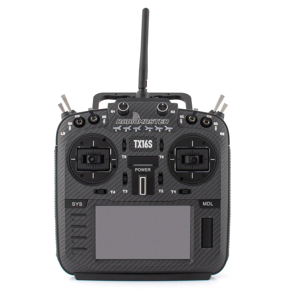 RadioMaster TX16S MKII MAX HALL V4.0 4-in-1 Black - HeliDirect