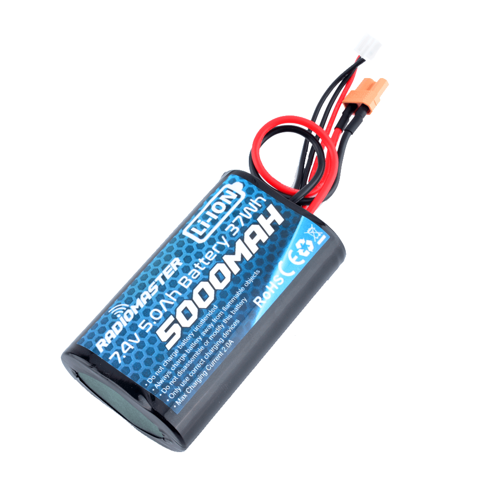 RadioMaster 5000mah 2s Li-ion Battery Pack For TX16S - HeliDirect