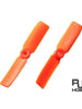 RJX ABS 3545 Blades  Quadcopter CW&CCW (Orange) - HeliDirect